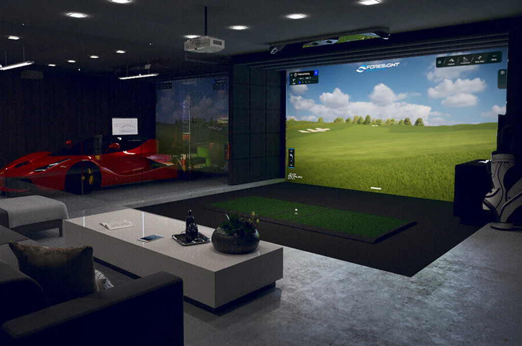 Foresight Sports residential golf simulator install
